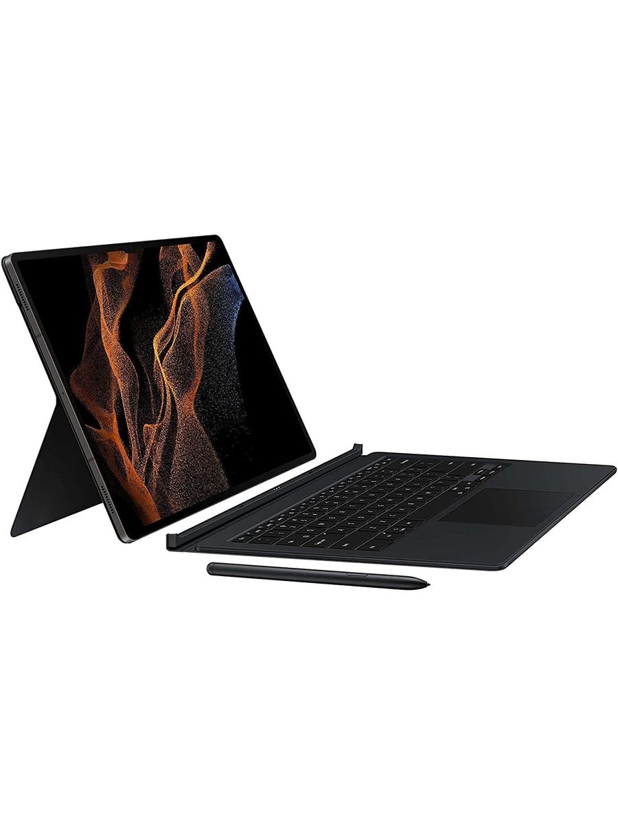 Androidタブレット本体 Galaxy Tab S8 Ultra Book Cover Keyboard Samsung Book Cover Keyboard Tab S8 Ultra, Black | Ynamdar Online Store