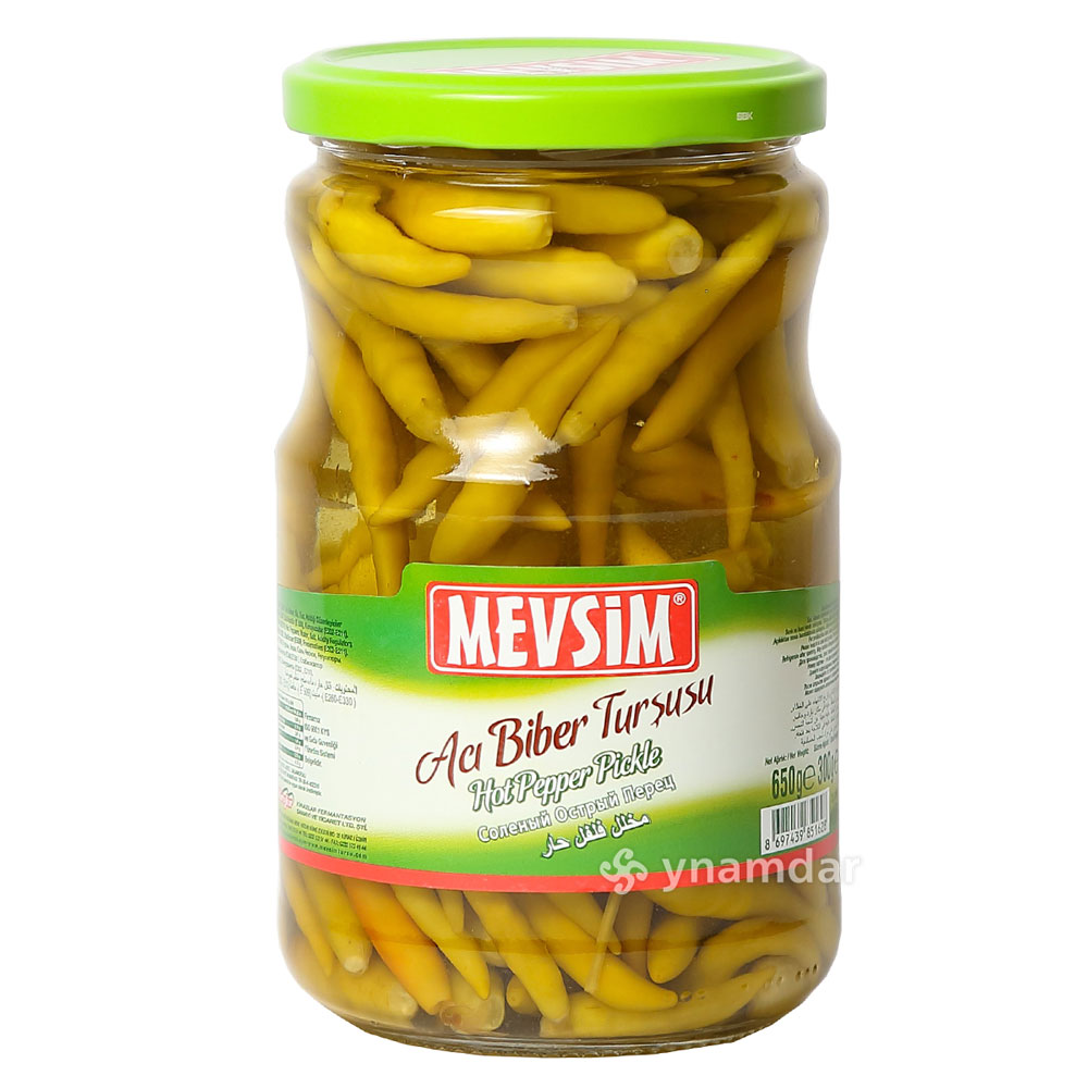 Mevsim Turşu 650g Acı Biber Turşusu